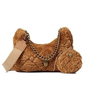 🧸NWT Kurt Geiger London Faux Fur Crossbody Bag